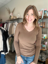 Rosie Long Sleeve-Zenana-R3vel Threads, Women's Fashion Boutique, Located in Hudsonville, Michigan