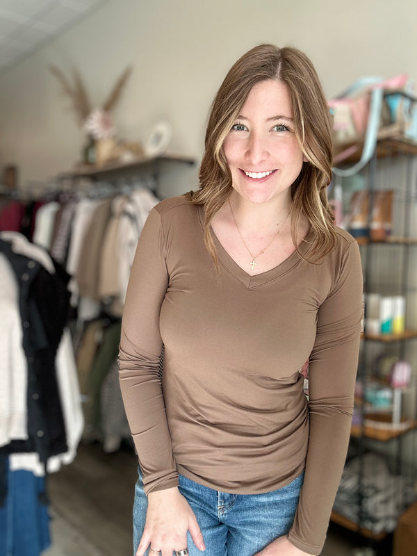 Rosie Long Sleeve-Zenana-R3vel Threads, Women's Fashion Boutique, Located in Hudsonville, Michigan