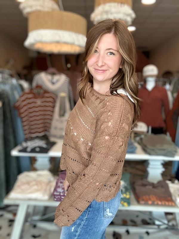 Jackie Sweater-Bluivy-R3vel Threads, Women's Fashion Boutique, Located in Hudsonville, Michigan