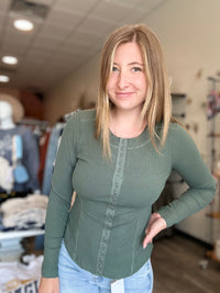 Lola Top-Doe & Rae-R3vel Threads, Women's Fashion Boutique, Located in Hudsonville, Michigan