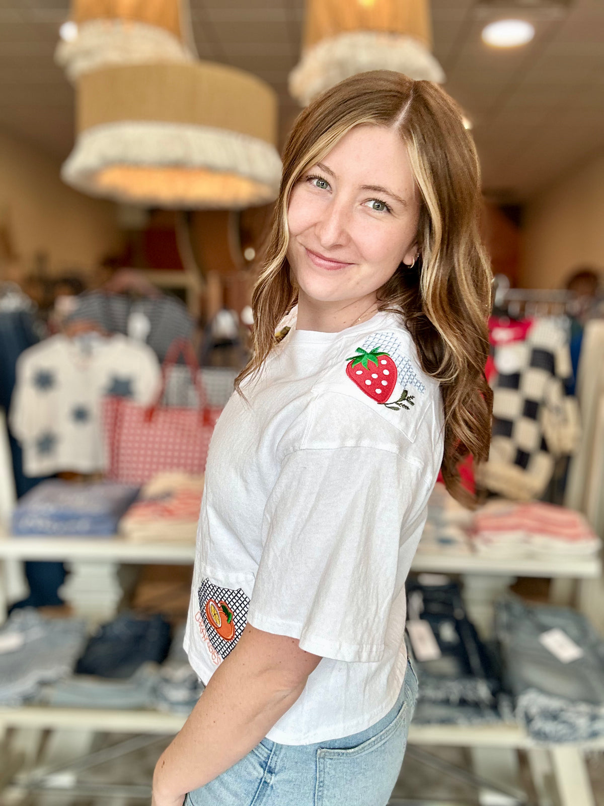 Fruit Patch Tee-Sewn + Seen-R3vel Threads, Women's Fashion Boutique, Located in Hudsonville, Michigan