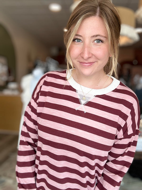 Kenna Pullover-Hem & Thread-R3vel Threads, Women's Fashion Boutique, Located in Hudsonville, Michigan