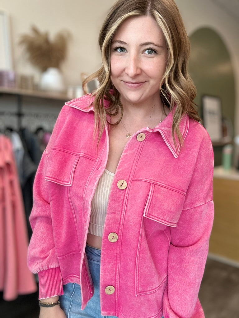 Tucker Jacket-Zenana-R3vel Threads, Women's Fashion Boutique, Located in Hudsonville, Michigan
