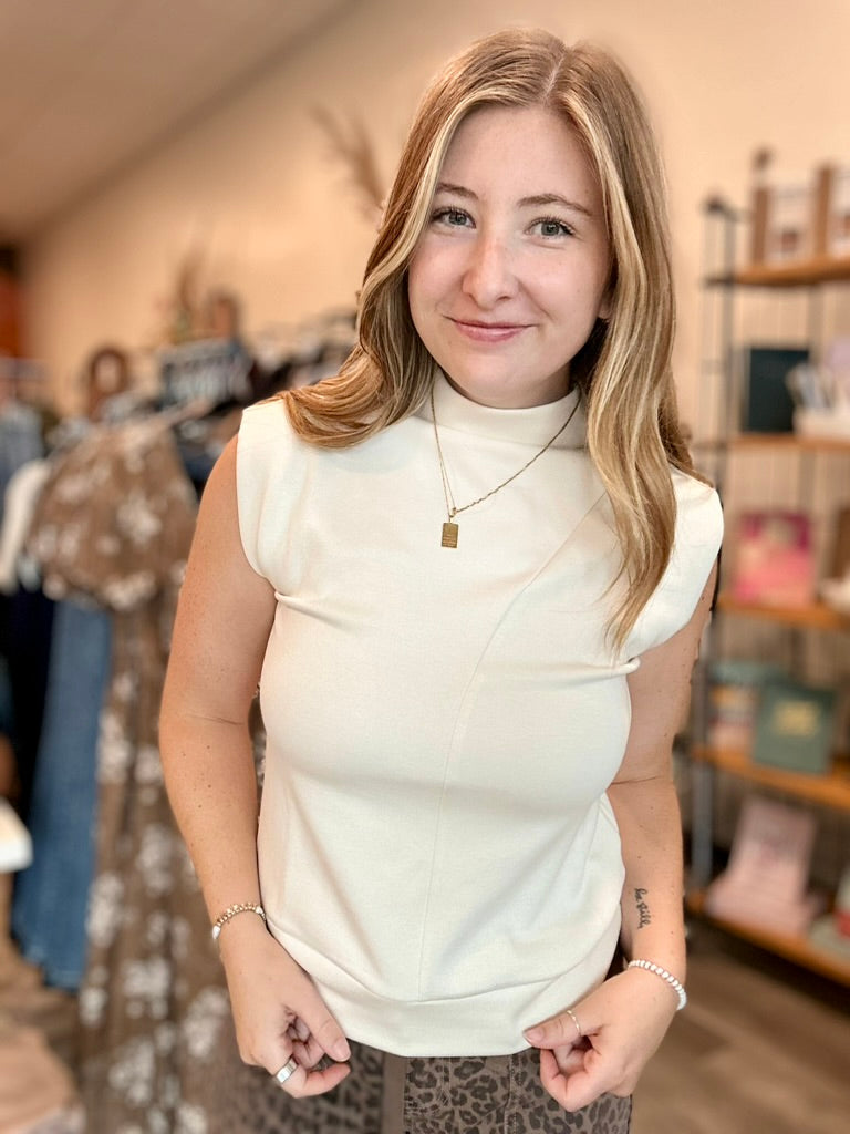 Madison top- Ivory-Doe & Rae-R3vel Threads, Women's Fashion Boutique, Located in Hudsonville, Michigan
