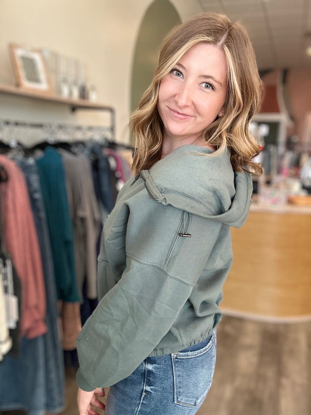 Lucy Hoodie-Zenana-R3vel Threads, Women's Fashion Boutique, Located in Hudsonville, Michigan