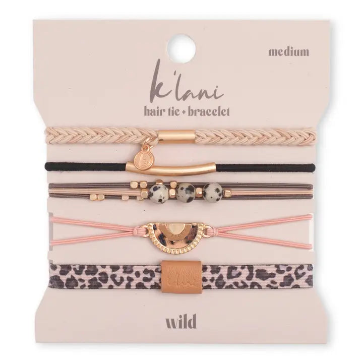 K'Lani Hair Tie/Bracelet-r3velthreads-R3vel Threads, Women's Fashion Boutique, Located in Hudsonville, Michigan