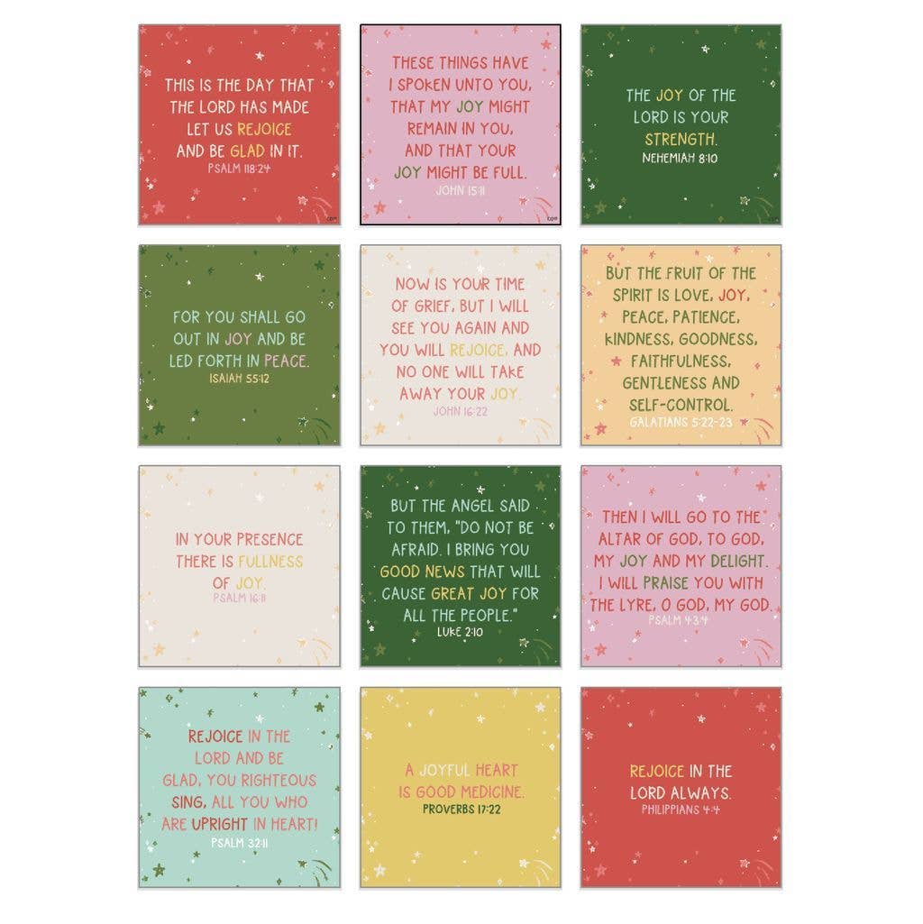 Verse for Joy – Bible Verse Card Set + Display Stand-Callie Danielle-R3vel Threads, Women's Fashion Boutique, Located in Hudsonville, Michigan