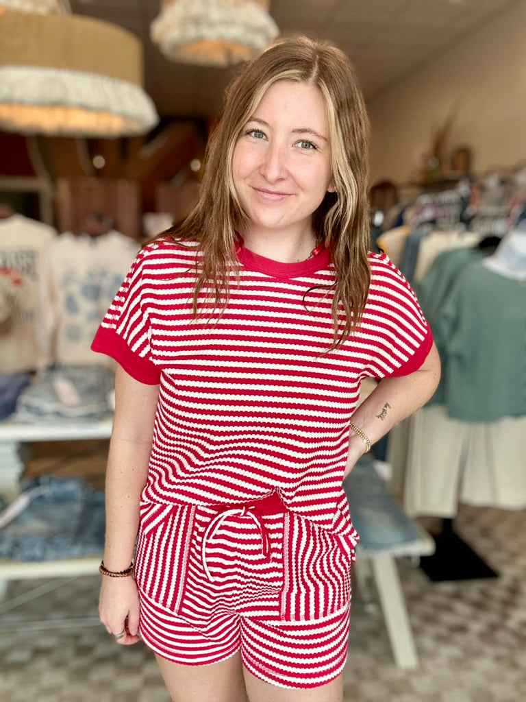 Taya Set-Red-New in-R3vel Threads, Women's Fashion Boutique, Located in Hudsonville, Michigan