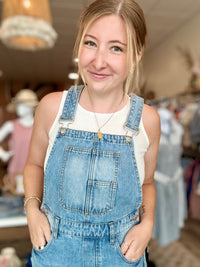 Dexton Overalls-Bluivy-R3vel Threads, Women's Fashion Boutique, Located in Hudsonville, Michigan