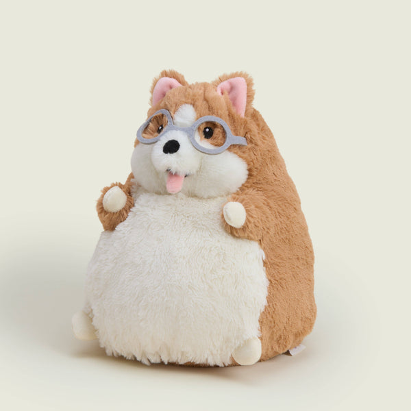 Dorky Corgi Warmies Plush with a Personality Collectable Edition Top Seller!-Warmies: America’s Favorite Microwave Plush Brand-R3vel Threads, Women's Fashion Boutique, Located in Hudsonville, Michigan