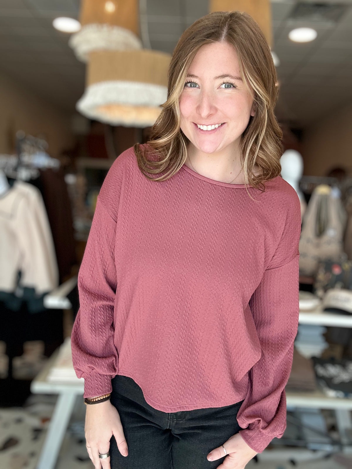Eleanor Top-gilli-R3vel Threads, Women's Fashion Boutique, Located in Hudsonville, Michigan