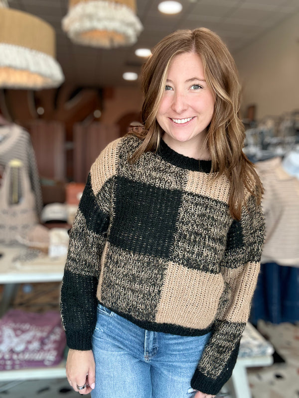 Lexi Sweater-Blu Pepper-R3vel Threads, Women's Fashion Boutique, Located in Hudsonville, Michigan