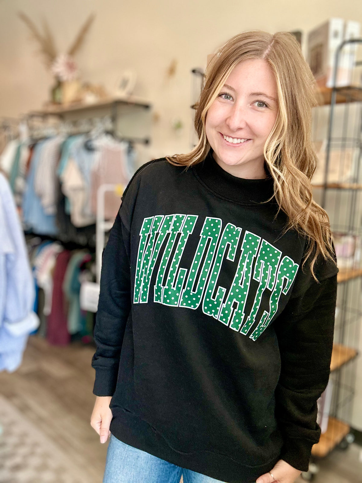 Spirit Wear Mock Neck-r3velthreads-R3vel Threads, Women's Fashion Boutique, Located in Hudsonville, Michigan