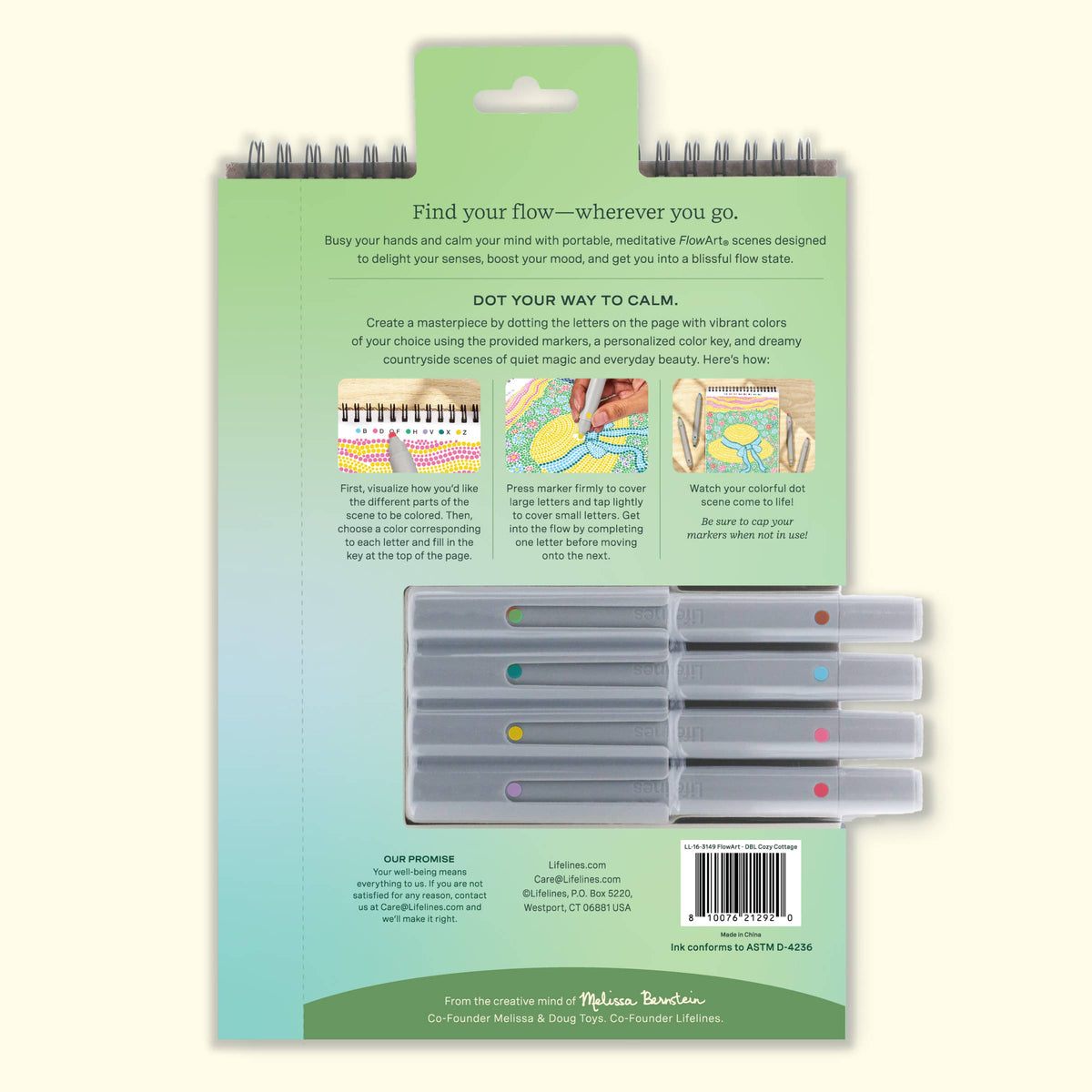 FlowArt Dot by Letter - Cozy Cottage