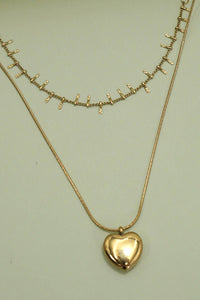 18k Tarnish free Heart-JOSSLYN by wall to wall-R3vel Threads, Women's Fashion Boutique, Located in Hudsonville, Michigan