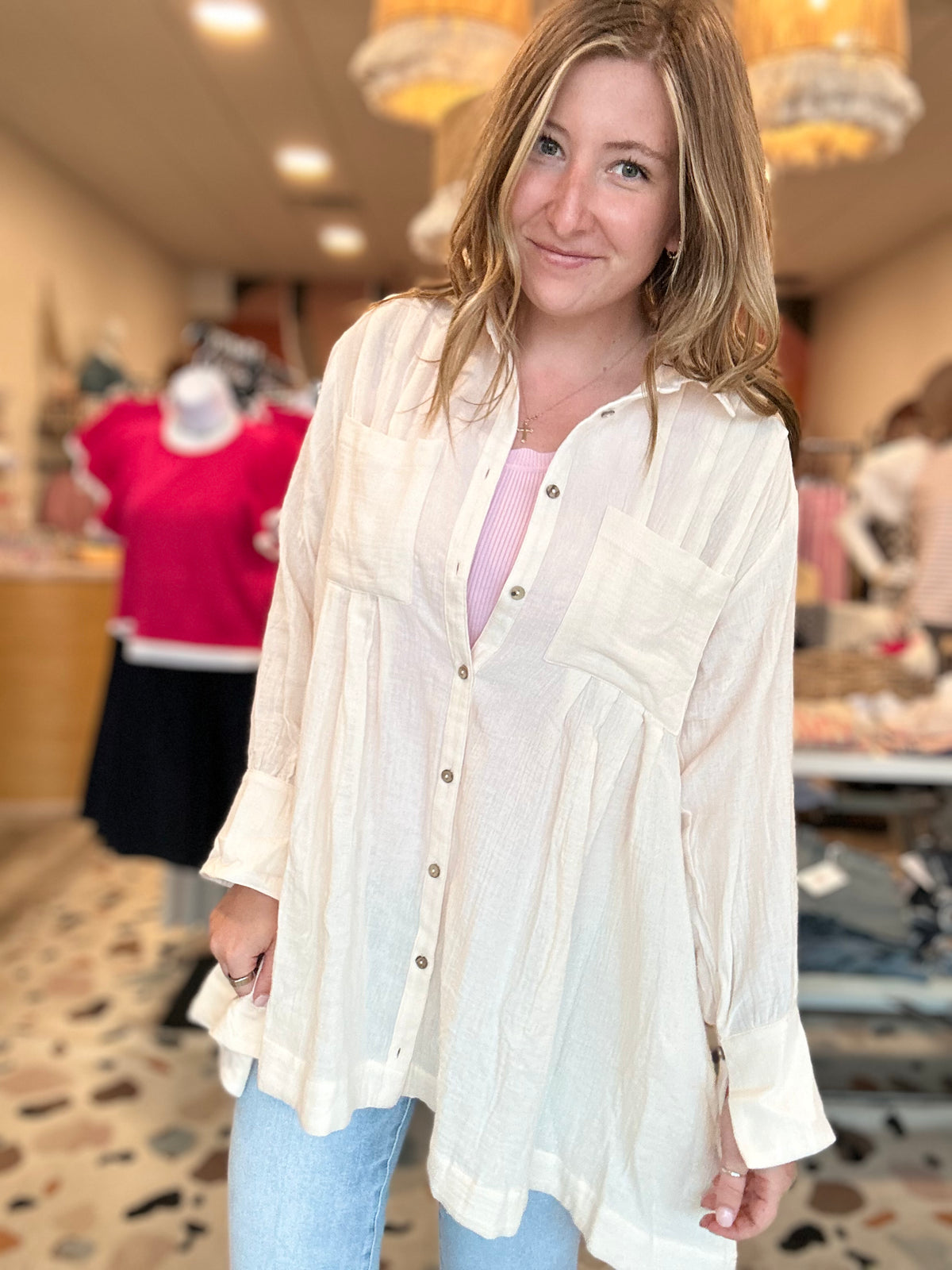 Marlow Tunic-Bluivy-R3vel Threads, Women's Fashion Boutique, Located in Hudsonville, Michigan