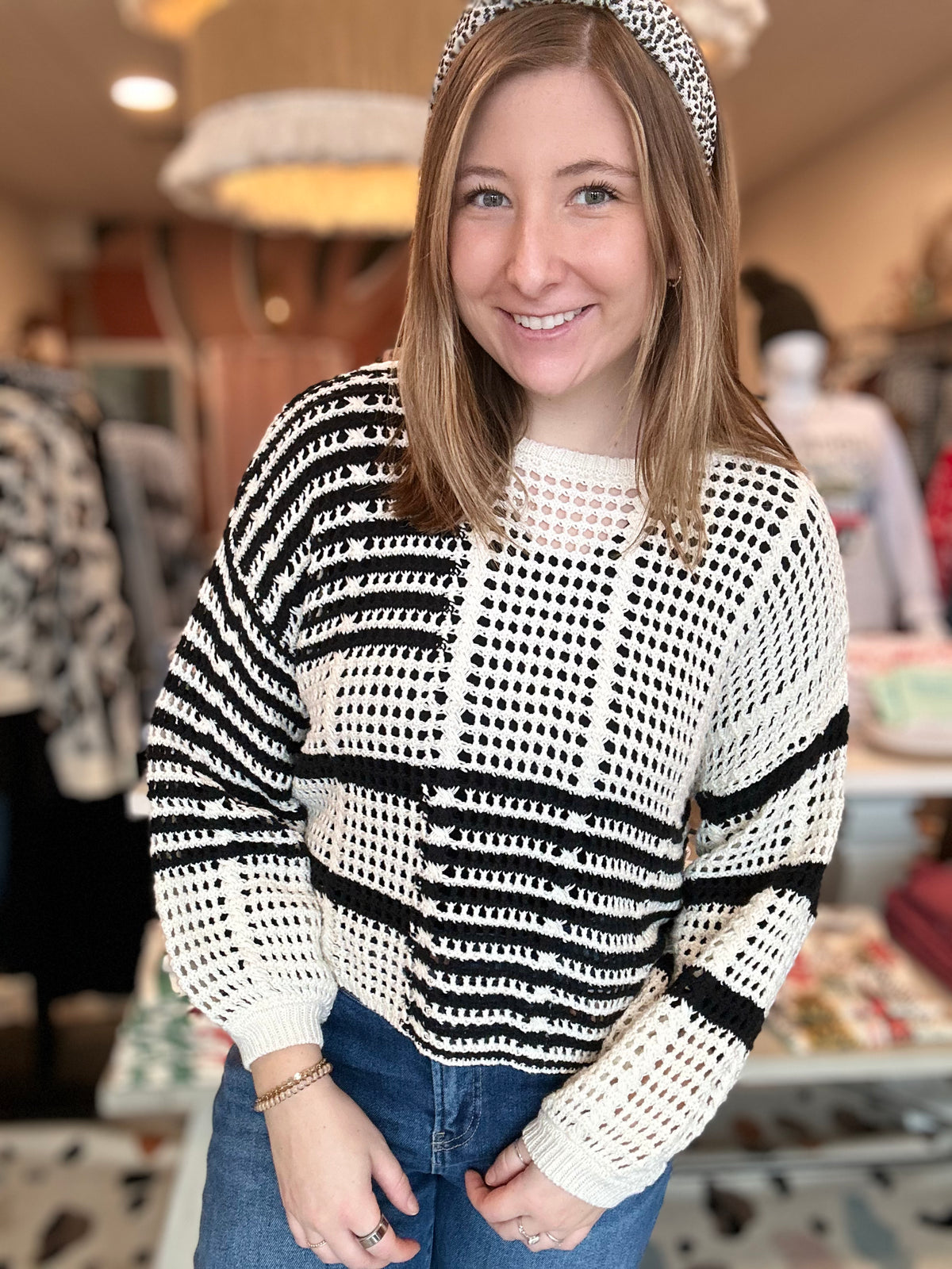 Zoe sweater-Blu Pepper-R3vel Threads, Women's Fashion Boutique, Located in Hudsonville, Michigan