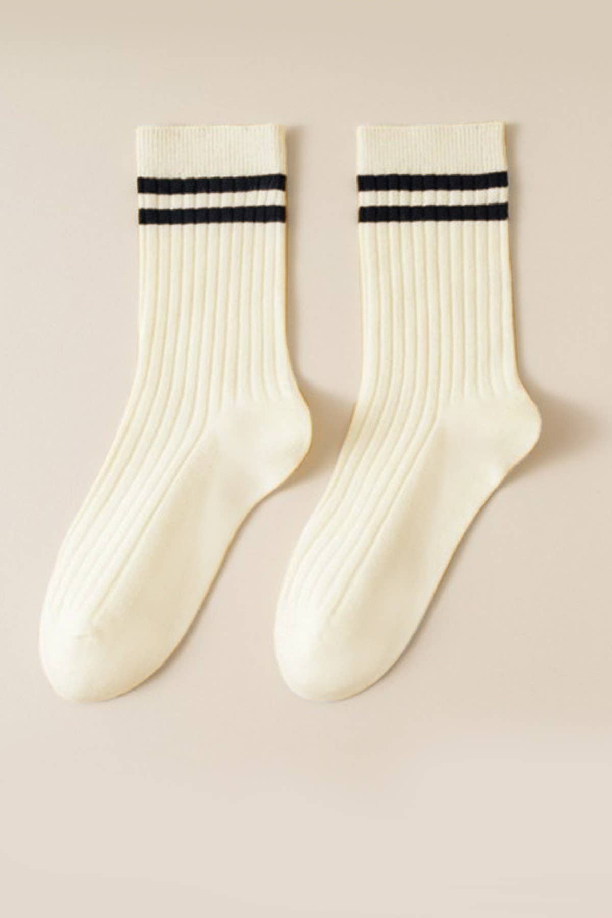 Stripe Crew Sock-JOSSLYN by wall to wall-R3vel Threads, Women's Fashion Boutique, Located in Hudsonville, Michigan