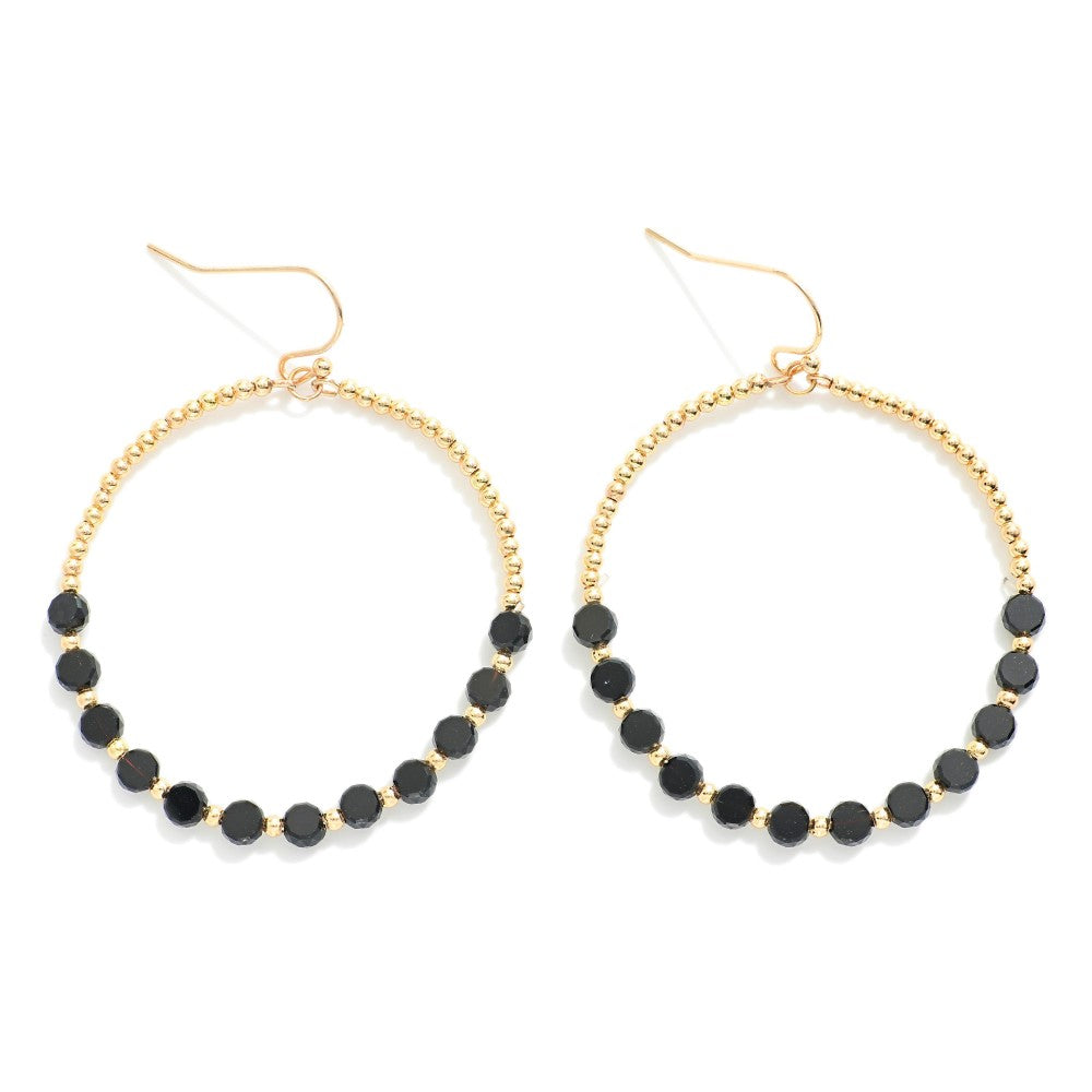 Black/Gold Bead Drop-Judson & Co-R3vel Threads, Women's Fashion Boutique, Located in Hudsonville, Michigan