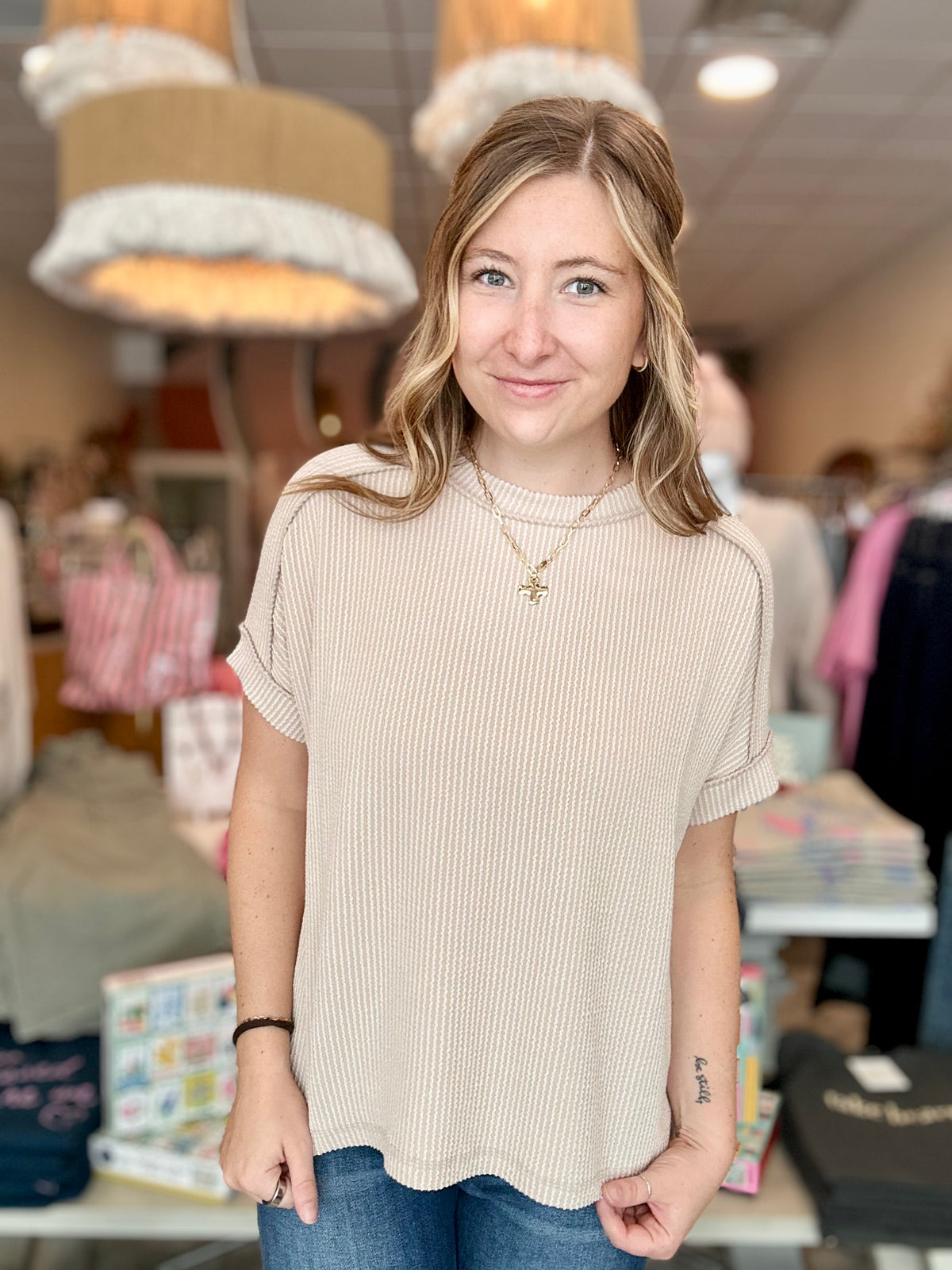 Leslie Top-Zenana-R3vel Threads, Women's Fashion Boutique, Located in Hudsonville, Michigan