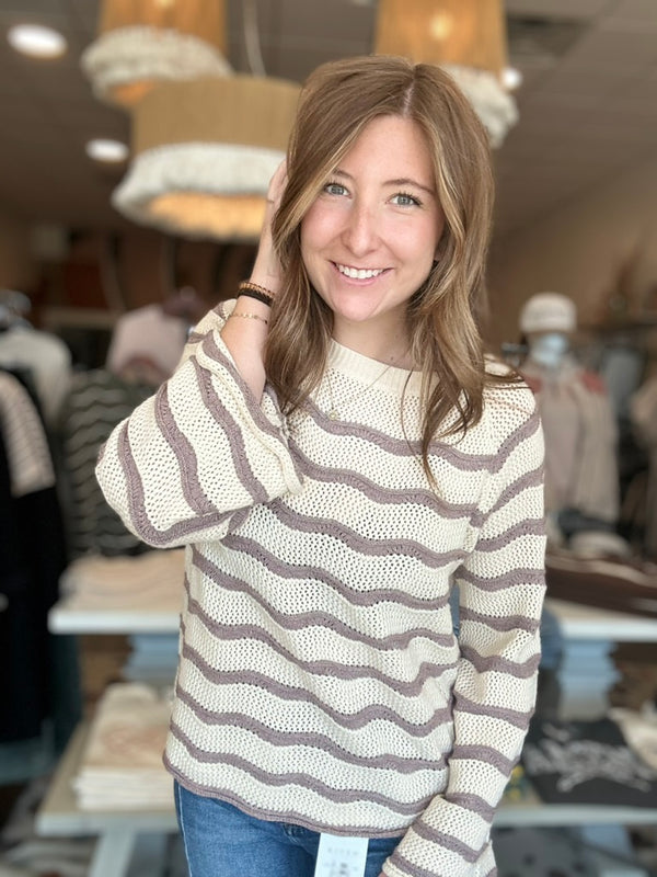 Everette Sweater-Doe & Rae-R3vel Threads, Women's Fashion Boutique, Located in Hudsonville, Michigan