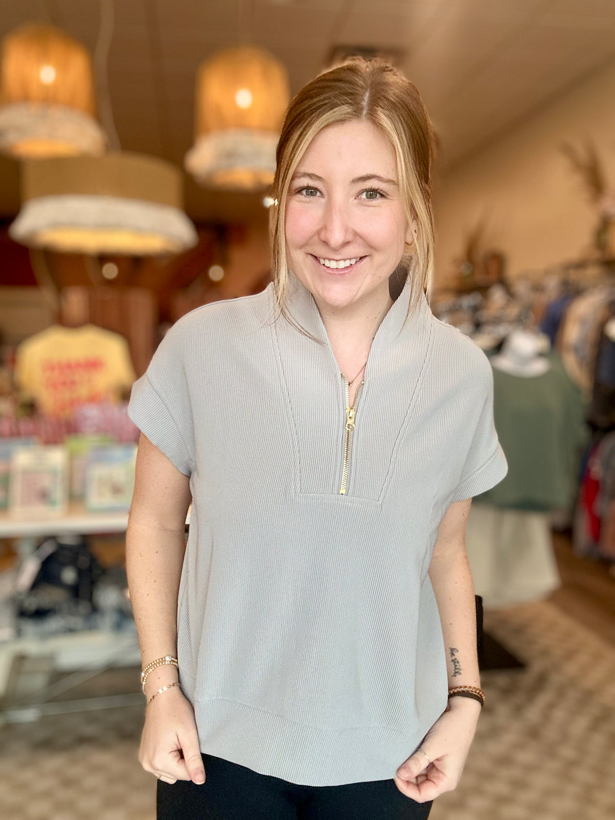 Hallie Top-Zenana-R3vel Threads, Women's Fashion Boutique, Located in Hudsonville, Michigan