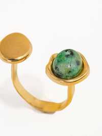 Orion Non-Tarnish Boho Adjustable Ring with Statement Stone-Flânerie by MAIQ-R3vel Threads, Women's Fashion Boutique, Located in Hudsonville, Michigan