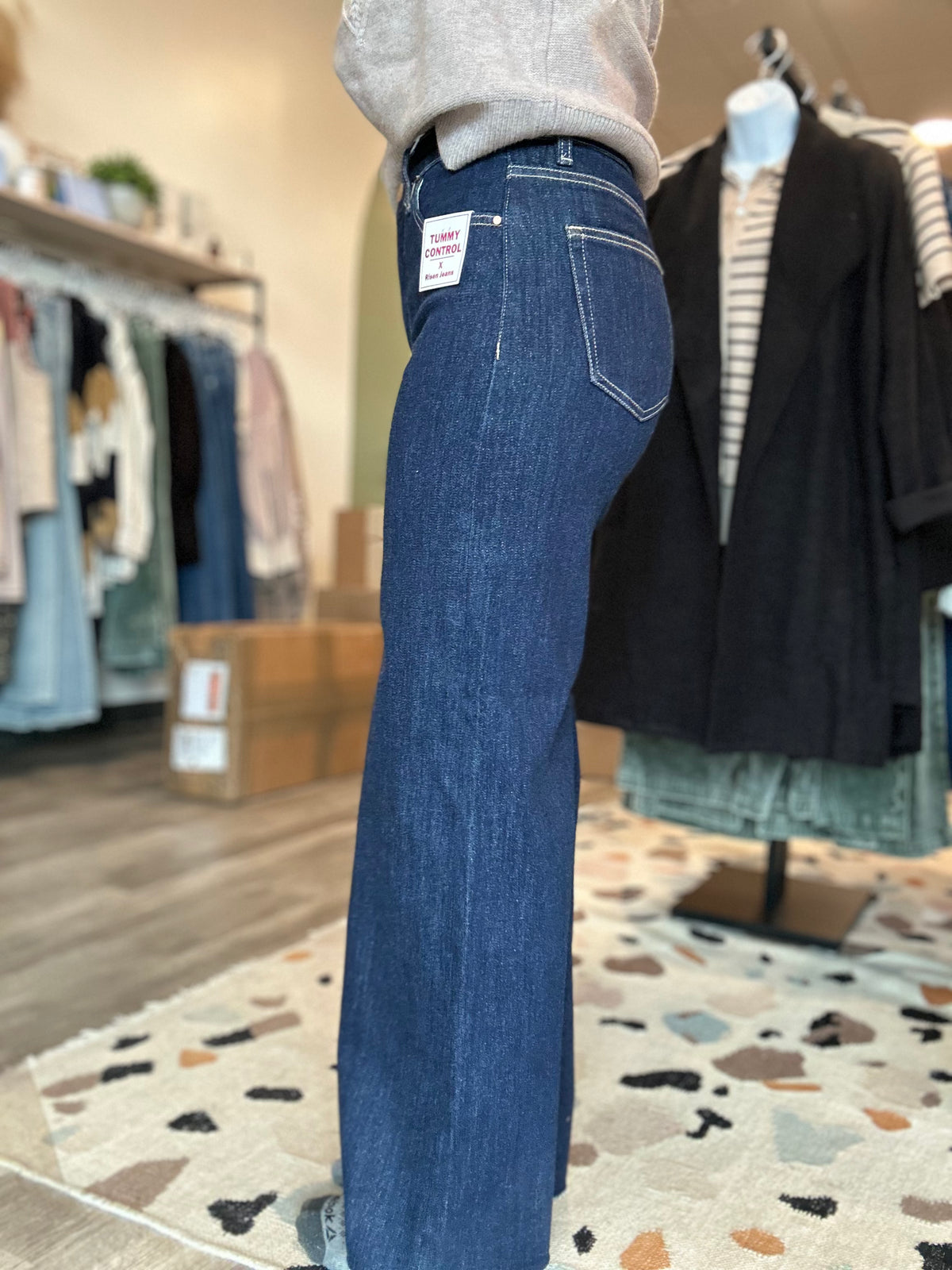 Penelope High Rise Palazzo-Risen-R3vel Threads, Women's Fashion Boutique, Located in Hudsonville, Michigan