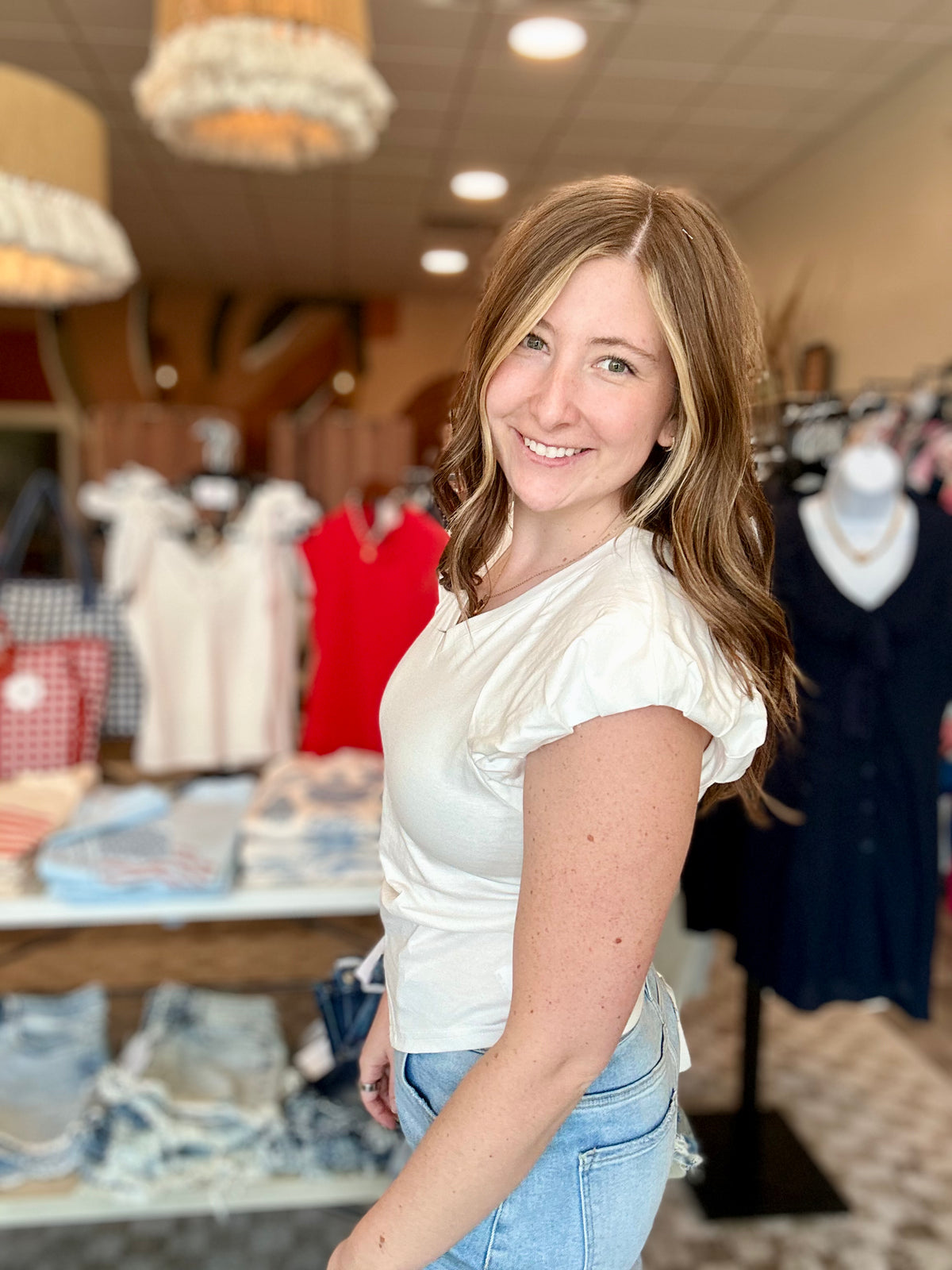 Hadley Top-Doe & Rae-R3vel Threads, Women's Fashion Boutique, Located in Hudsonville, Michigan