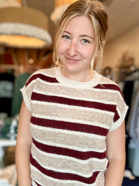 Juna Sweater Vest-Blu Pepper-R3vel Threads, Women's Fashion Boutique, Located in Hudsonville, Michigan