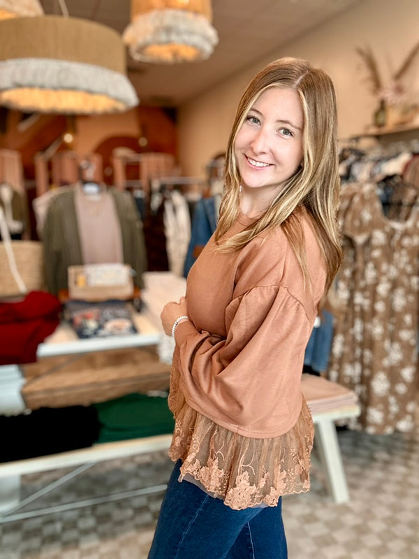 Allie Top-Doe & Rae-R3vel Threads, Women's Fashion Boutique, Located in Hudsonville, Michigan