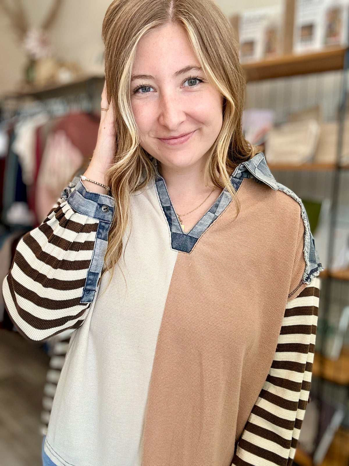 Izzy Top-Bibi-R3vel Threads, Women's Fashion Boutique, Located in Hudsonville, Michigan