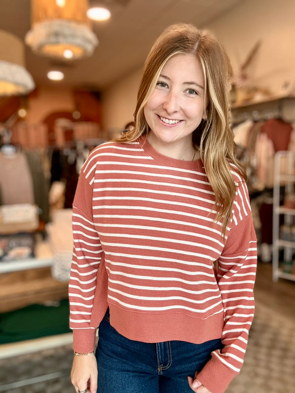 Becca Longsleeve-tres bien-R3vel Threads, Women's Fashion Boutique, Located in Hudsonville, Michigan