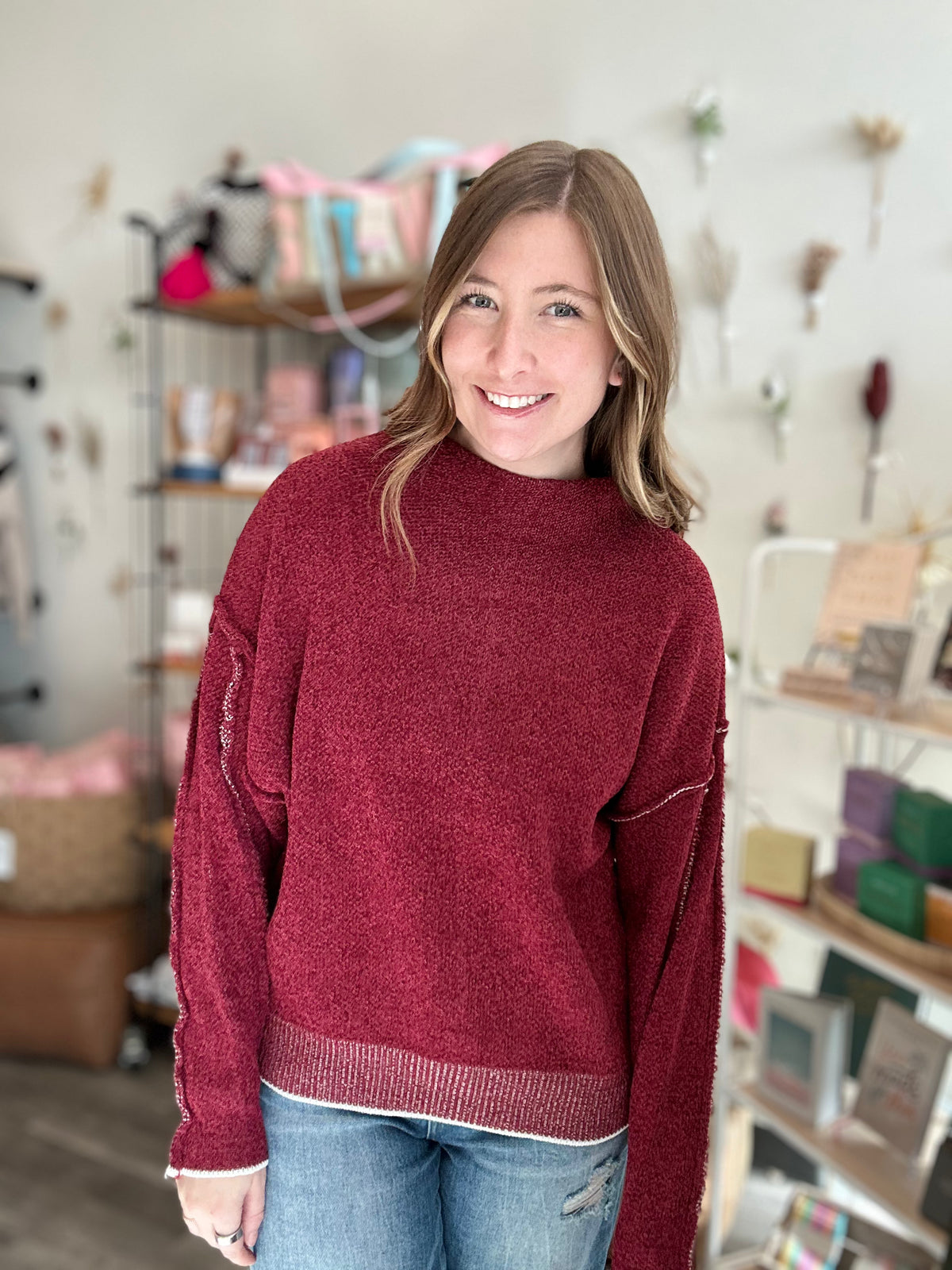 Lauren Sweater-Zenana-R3vel Threads, Women's Fashion Boutique, Located in Hudsonville, Michigan