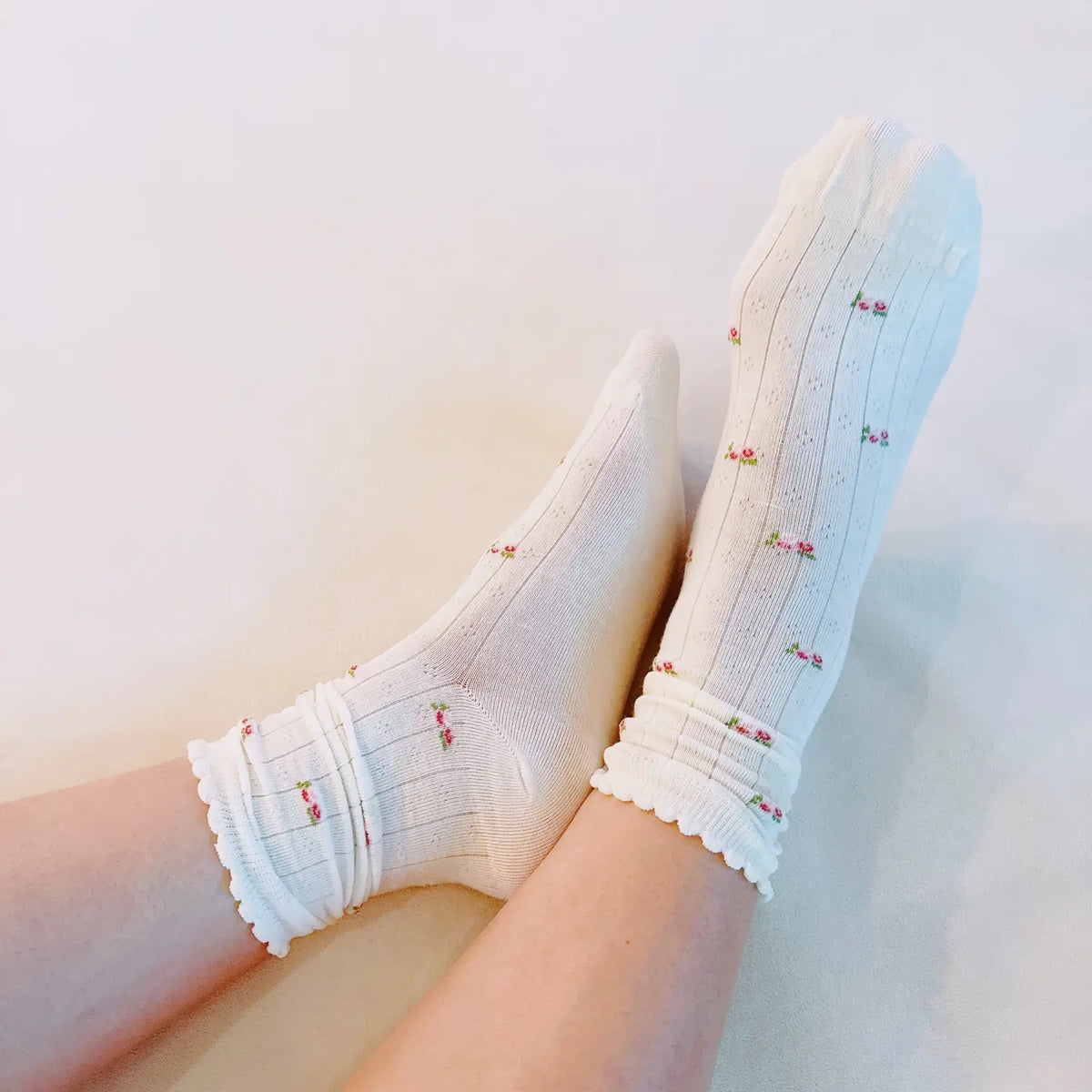 Vintage Floral Socks-josslyn-R3vel Threads, Women's Fashion Boutique, Located in Hudsonville, Michigan