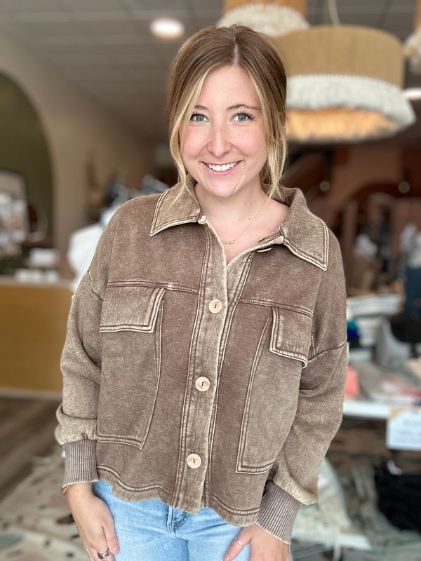 Tucker Jacket-Zenana-R3vel Threads, Women's Fashion Boutique, Located in Hudsonville, Michigan