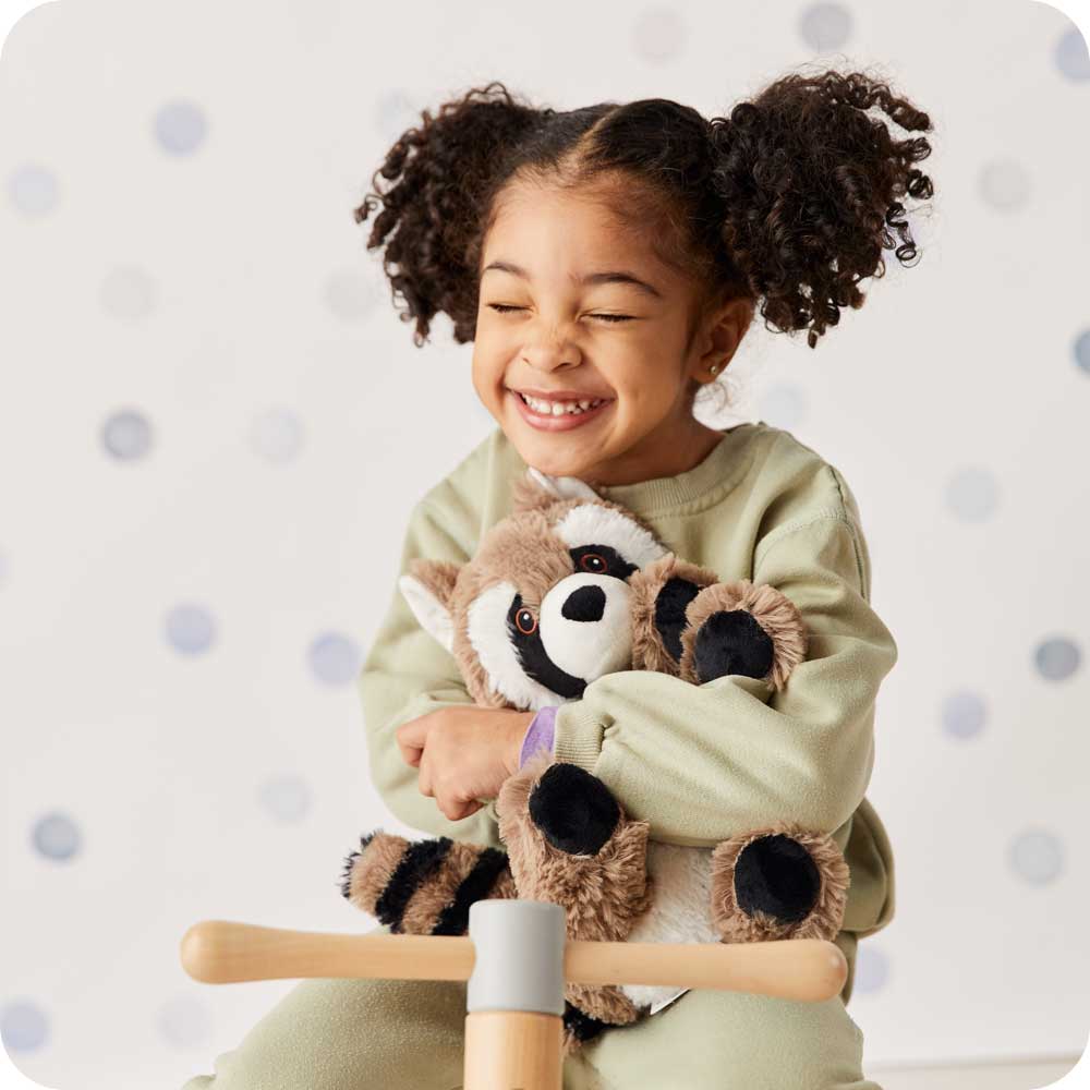 Raccoon Warmies-Warmies: America’s Favorite Microwave Plush Brand-R3vel Threads, Women's Fashion Boutique, Located in Hudsonville, Michigan