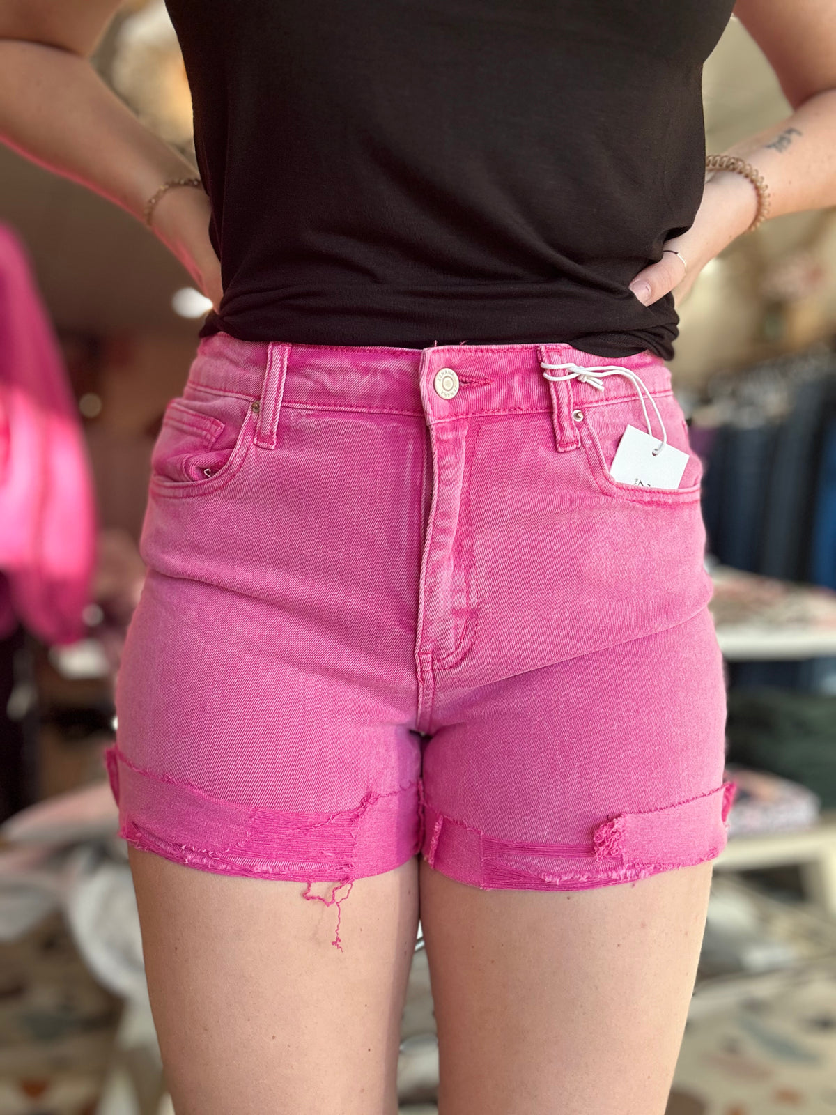 Ellie Shorts-Zenana-R3vel Threads, Women's Fashion Boutique, Located in Hudsonville, Michigan