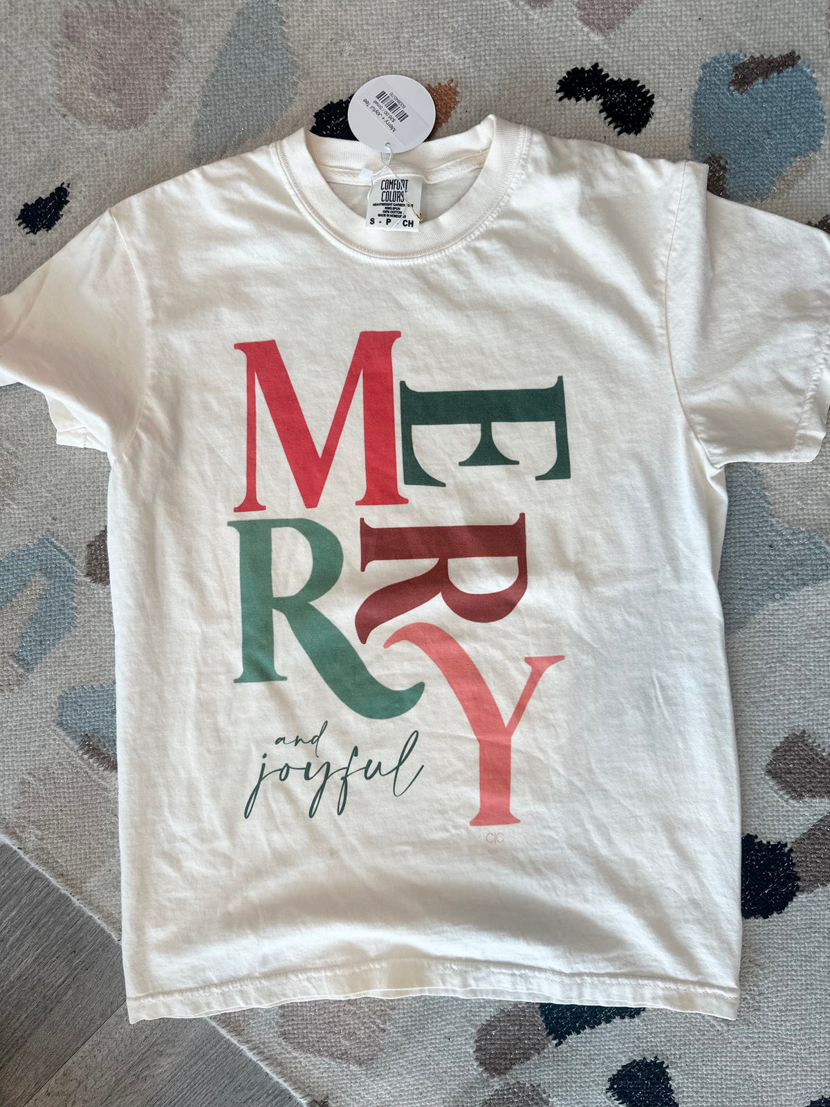 Merry + Joyful Tee-r3velthreads-R3vel Threads, Women's Fashion Boutique, Located in Hudsonville, Michigan