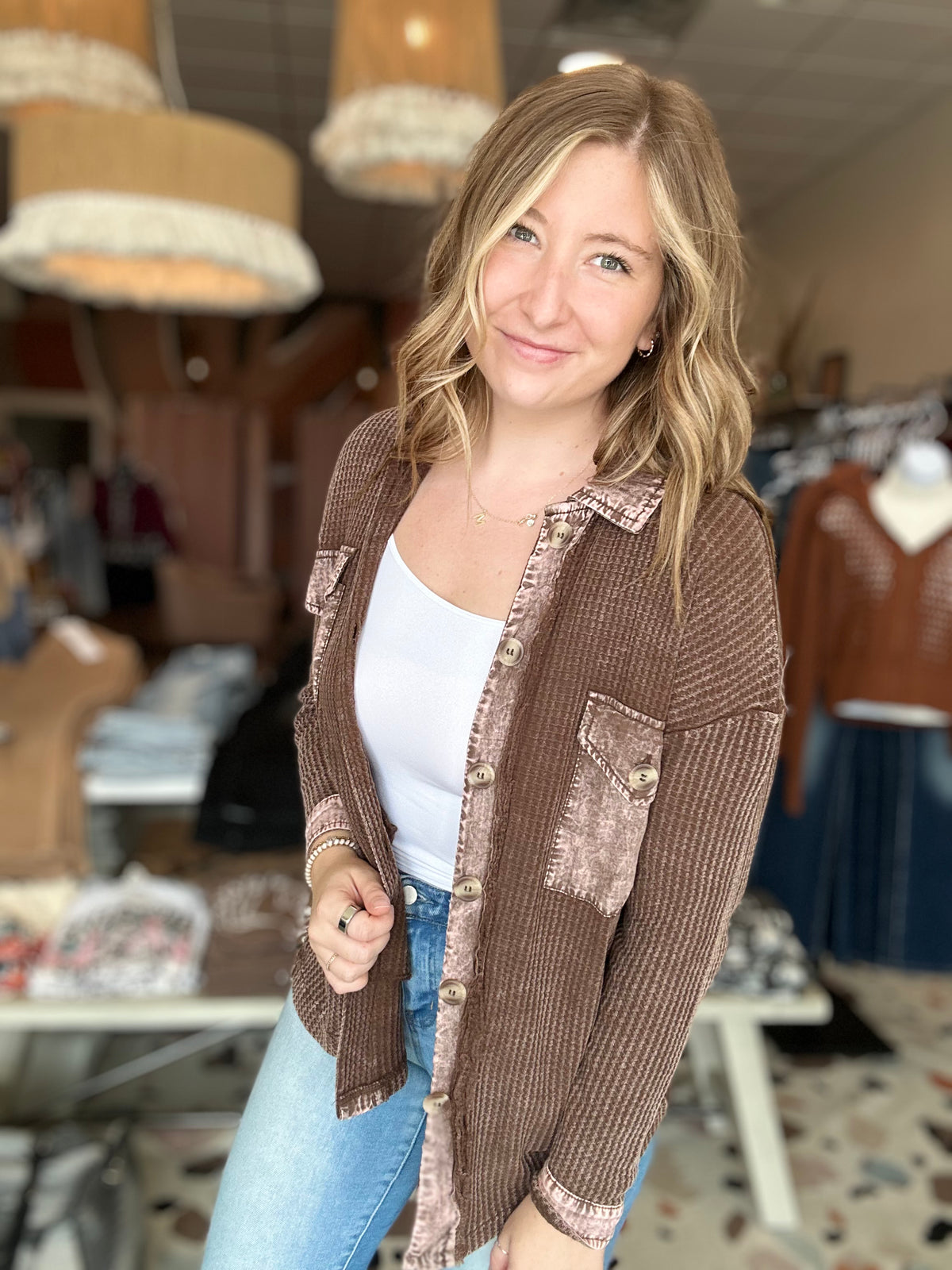 Delaney Shacket-Zenana-R3vel Threads, Women's Fashion Boutique, Located in Hudsonville, Michigan