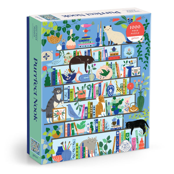 Purrfect Nook 1000 Piece Puzzle-Chronicle Books-R3vel Threads, Women's Fashion Boutique, Located in Hudsonville, Michigan