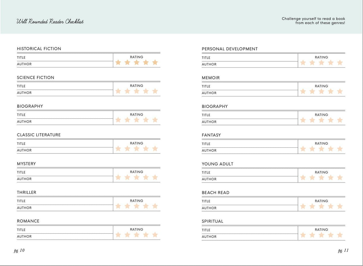 Reading Journal for Teens: For the Love of Books-Paper Peony Press-R3vel Threads, Women's Fashion Boutique, Located in Hudsonville, Michigan
