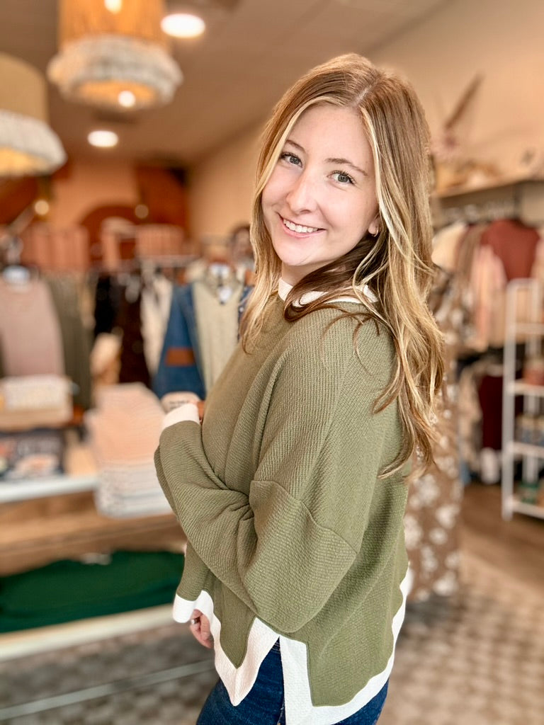 Megan Longsleeve-tres bien-R3vel Threads, Women's Fashion Boutique, Located in Hudsonville, Michigan
