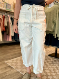 Kristen High Rise Crop Barrel-Risen-R3vel Threads, Women's Fashion Boutique, Located in Hudsonville, Michigan