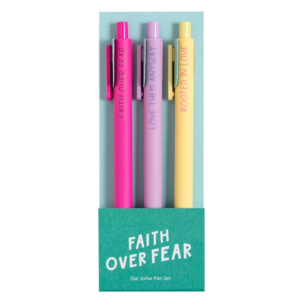 Faith Over Fear Pen Set-Callie Danielle-R3vel Threads, Women's Fashion Boutique, Located in Hudsonville, Michigan