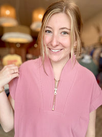 Hallie Top-Zenana-R3vel Threads, Women's Fashion Boutique, Located in Hudsonville, Michigan