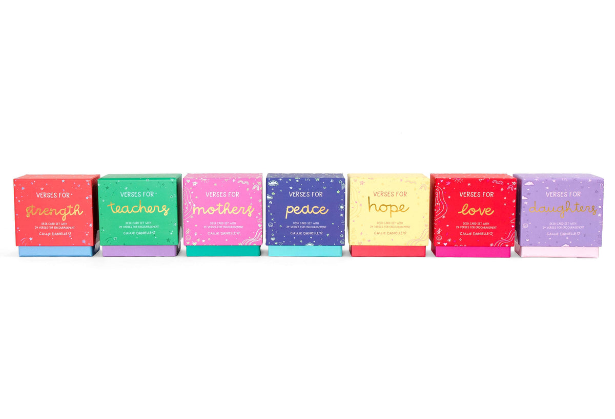 Verses for Peace – Bible Verse Card Set with Display Stand-Callie Danielle-R3vel Threads, Women's Fashion Boutique, Located in Hudsonville, Michigan