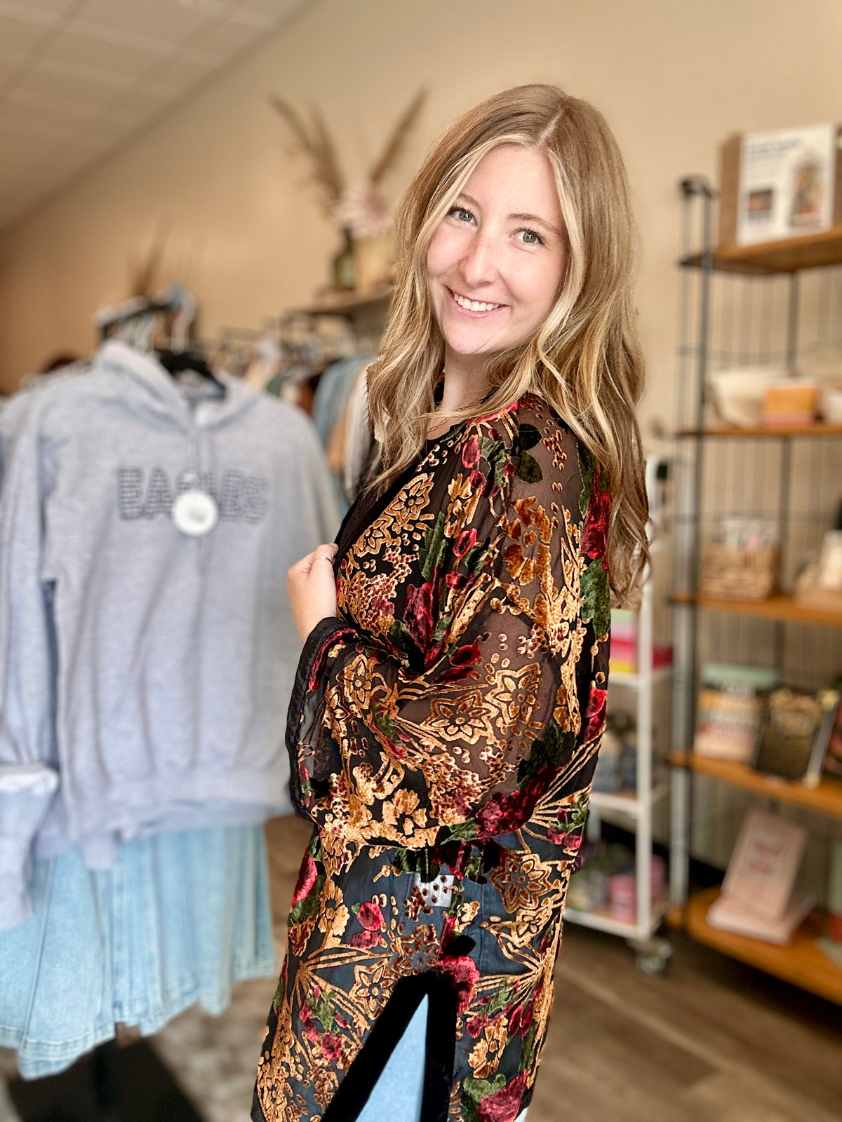 Ivy Kimono-In loom-R3vel Threads, Women's Fashion Boutique, Located in Hudsonville, Michigan