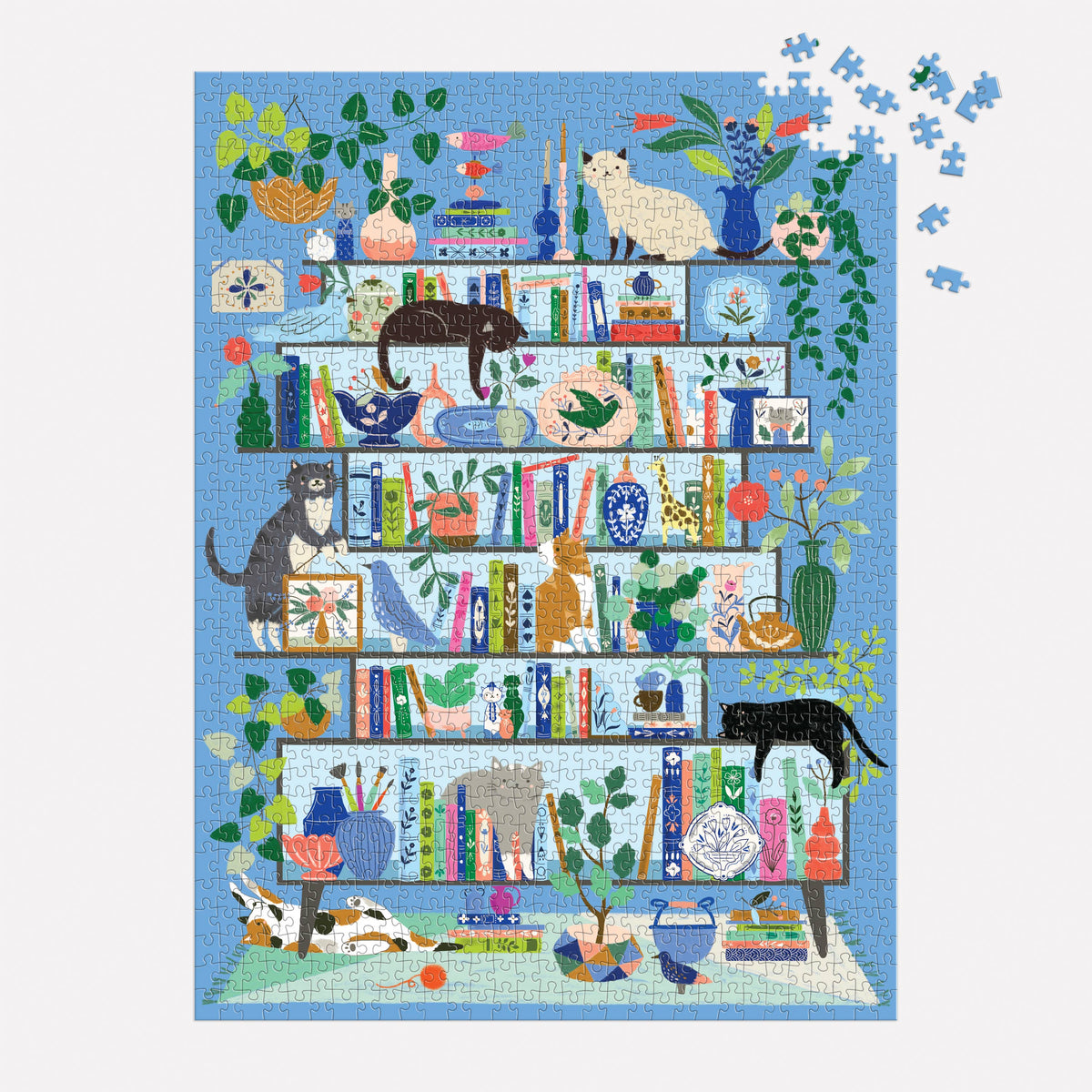 Purrfect Nook 1000 Piece Puzzle-Chronicle Books-R3vel Threads, Women's Fashion Boutique, Located in Hudsonville, Michigan