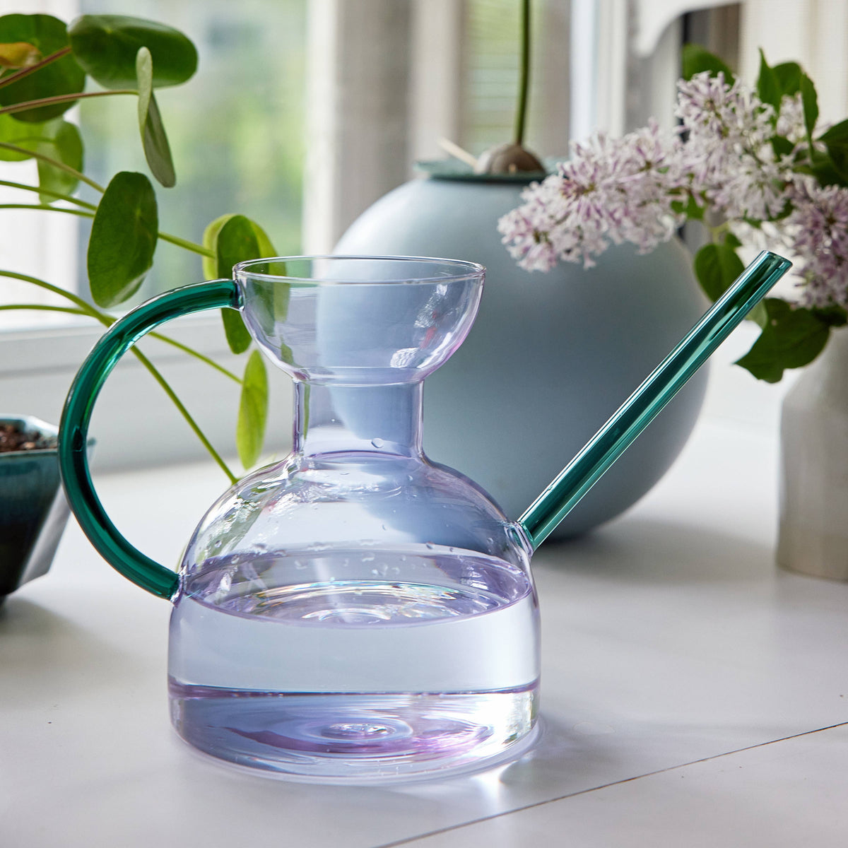 Glass Watering Can (32 fl.oz.)-Modern Sprout-R3vel Threads, Women's Fashion Boutique, Located in Hudsonville, Michigan